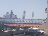 Voetbal stadion vlakbij Naira Hospital