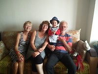 Jeanne, Marlène, David, Theo
