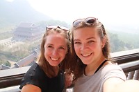 On top of rhe Bai Dinh stupa