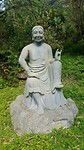 Bai Dinh rock on monk