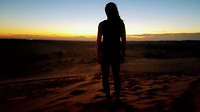 White sand dunes
