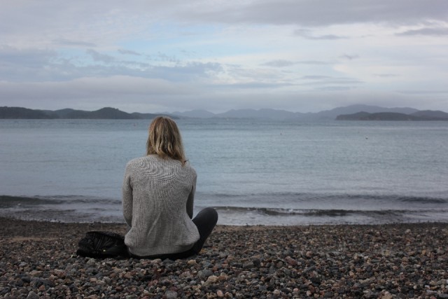 Verlaten strand
