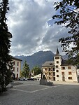 Dorpsplein Visp (tijdens etenstijd)