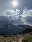 Uitzicht op 2400m hoogte