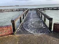 Hoog water in Crotoy