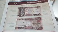 uitleg in de krant over het nieuwe geld