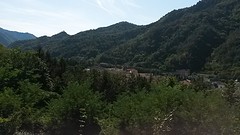 Uitzicht terras over Marradi