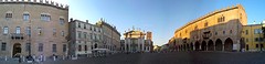 Panorama van plein Mantova