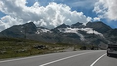 Bernina pass uitzicht