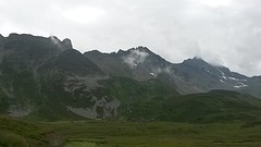Eerste wolken en regen na Bourg-Saint-Maurice
