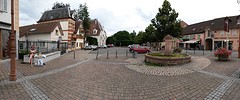 Uitzicht tijdens diner in Giromagny