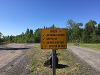 Check list when leaving the campground.