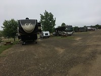 Boxed in by the big rigs
