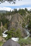 Rock formation at Calcite Springs