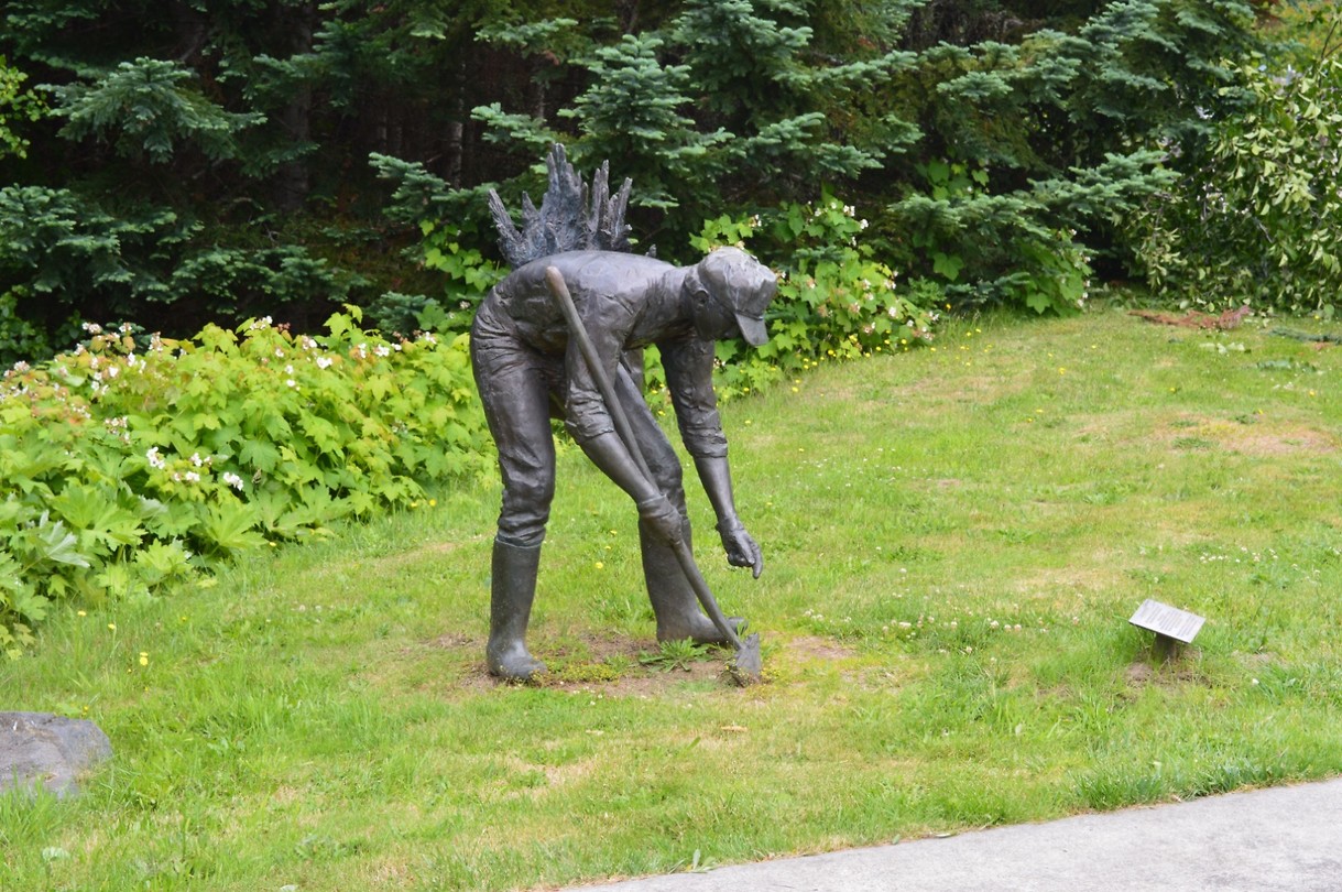 Tree planter at the Forest Education Centre.