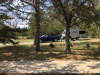 Beautiful campsite at Neys Provincial Park