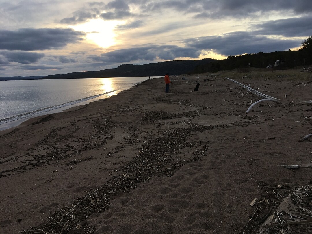 The sunset