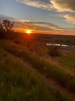 Sunset at Gas City Campground