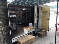 Inside the mobile book store