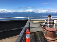 We can see Vancouver Island