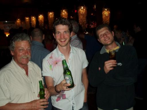 Bruce, Martijn en James