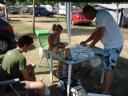 Voorbereidingen voor de BBQ