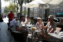 Aan de koffie in Barcelona