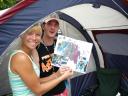 Tekening van David en Tobias