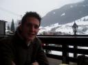 Op balkon