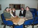 In de slee