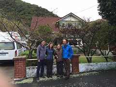 bij de mensen in Wellington