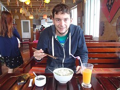 Noodlesoep als ontbijt