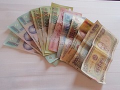 munteenheid is Dong - 23000 dong = 1 euro