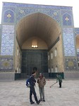 Duits praten in een moskee in Kerman