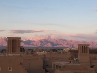 Yazd vanaf de daken