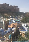 Mehrangarh fort en de blauwe huizen van Jodphur