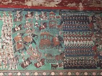 Fresco in paleis Bundi