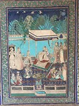 Fresco in paleis Bundi