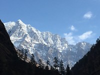 Uitzicht op Manaslugebergte