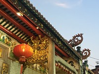 Kheng Hock Keong tempel in Chinatown, Yangon