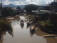 Mooi dorpje aan het Inlemeer