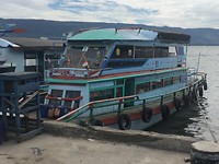 De boot van Parapat naar Tuk tuk