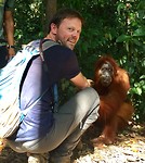 PG met orang oetan Jackie