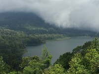 Een van de vier meren op Bali