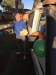Jarig op de camping van Perth