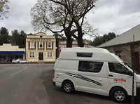 De nieuwe camper in Burra