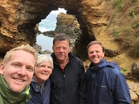 Selfie bij de Great Ocean Road