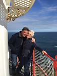 Gerrit en Neeltje op de vuurtoren
