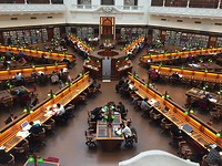 Leeszaal van de State Library of Victoria