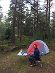 camping bij het Läckö slott